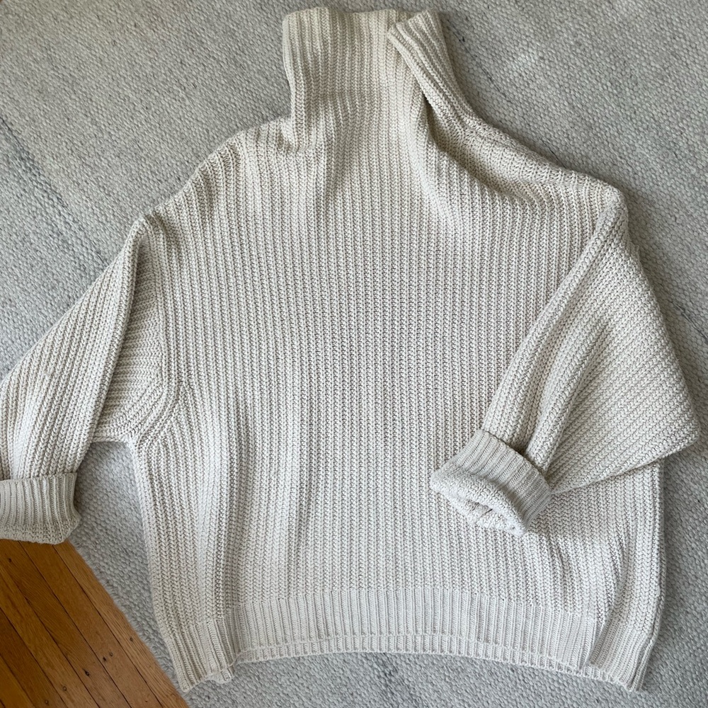 Free People swim too deep oversized turtleneck sweater